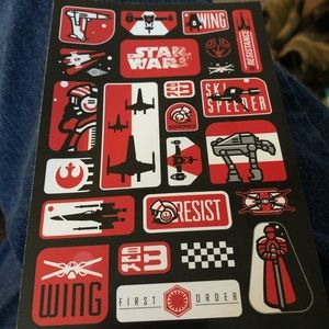 Damaged - Vintage Pre Disney Star Wars Stickers $12 firm 453 🎉